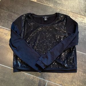 Sequin sweatshirt by H&M